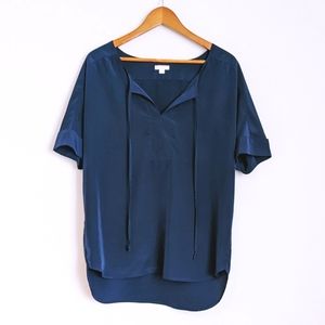 Navy Blue Nautical Oversized Shirt